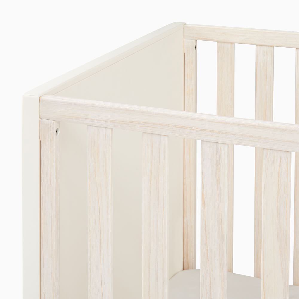 White wooden baby crib hotsell